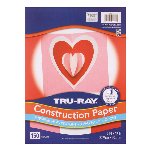 Tru-Ray, Valentine Assortment, 9x12