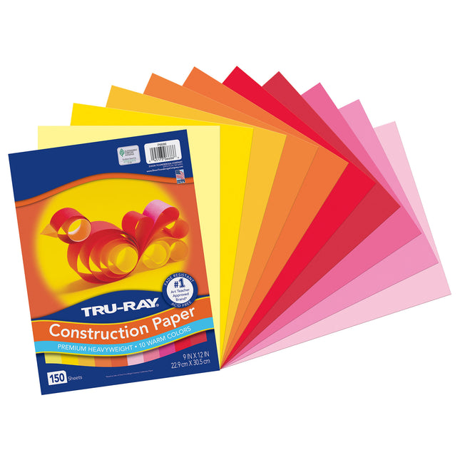 Tru-Ray, Warm Assorted, 9x12