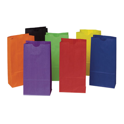 Kraft Bags, Assorted Bright Colors, 28 Mini Bags