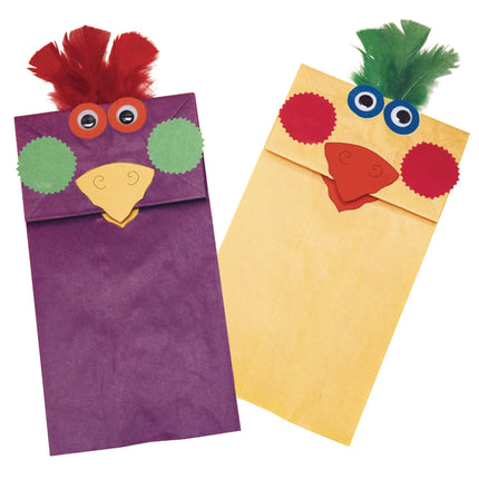 Kraft Bag, Assorted Pastel Colors, 28 Bags