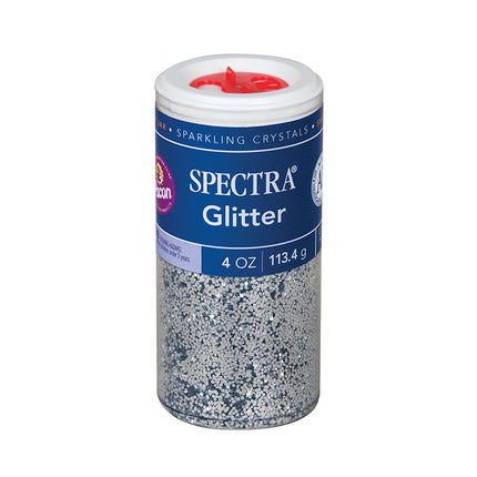 Spectra Glitter, Silver, 4 oz. Sparkling Crystals