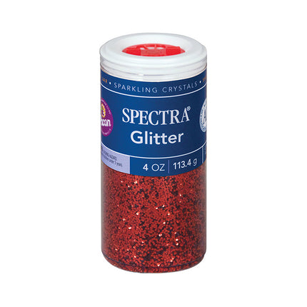 Spectra Glitter, Red, 4 oz. Sparkling Crystals
