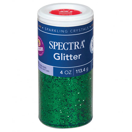 Spectra Glitter, Green, 4 oz. Sparkling Crystals