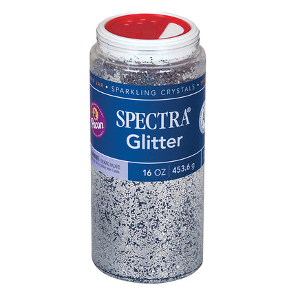 Spectra Glitter, Silver, 1 lb. Sparkling Crystals