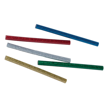 Hot Glue Sticks, 6 Assorted Glitter Colors