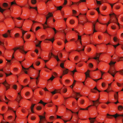 Pony Beads, Red, 1000 Pieces