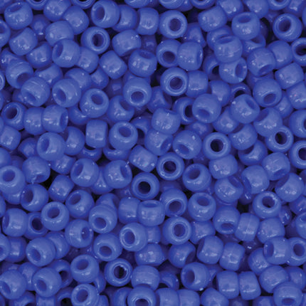 Pony Beads, Blue, 1000 Pieces