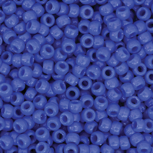 Pony Beads, Blue, 1000 Pieces