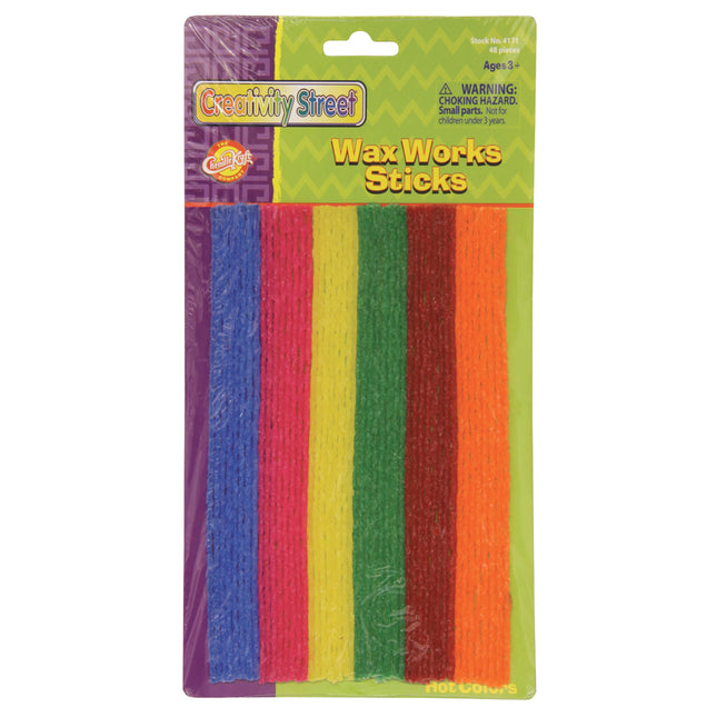 Wax Works® Sticks, Assorted Hot Colors