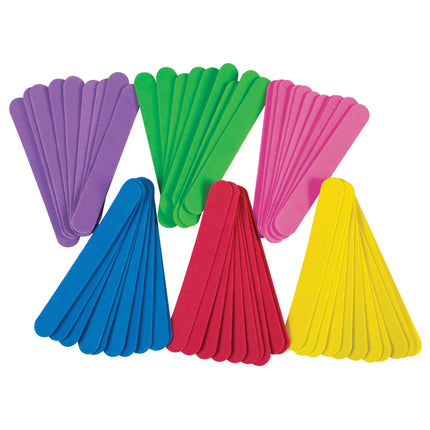 WonderFoam® Jumbo Craft Sticks, Assorted Colors