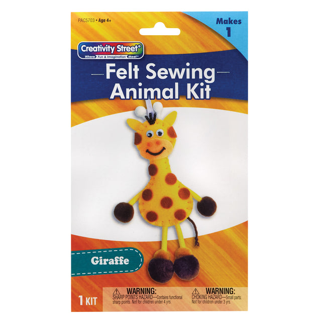 Felt Sewing Animal Kit, Giraffe