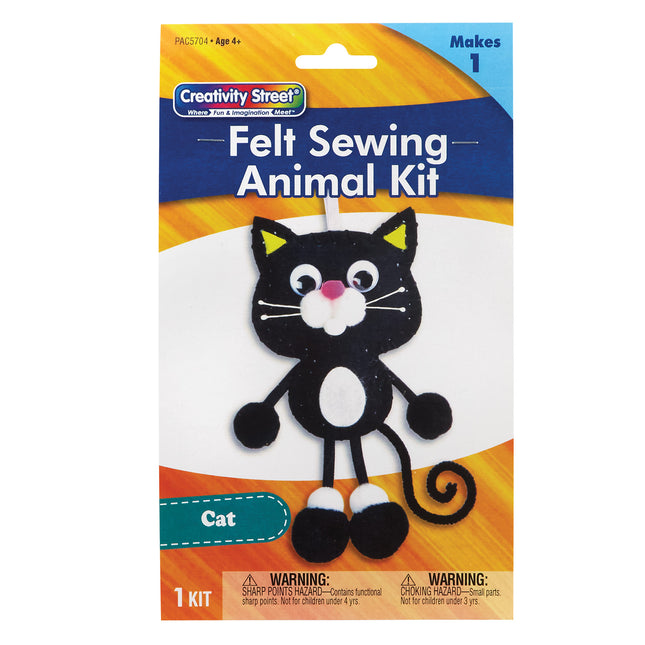 Felt Sewing Animal Kit, Cat
