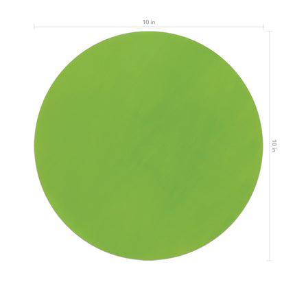 Self-Stick Dry Erase Circles, 5 Assorted Colors, 10" Dia., 10 Count