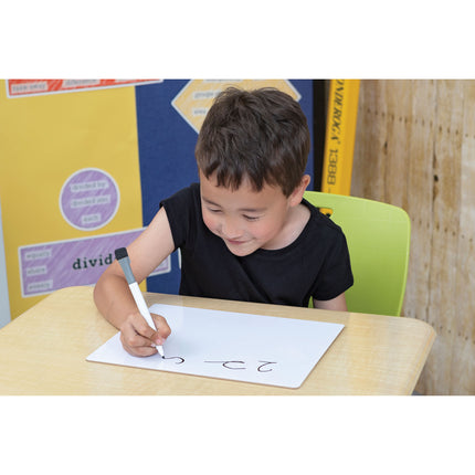 Dry Erase Whiteboard, 1-Sided, Plain, with Marker/Eraser, 9" x 12"