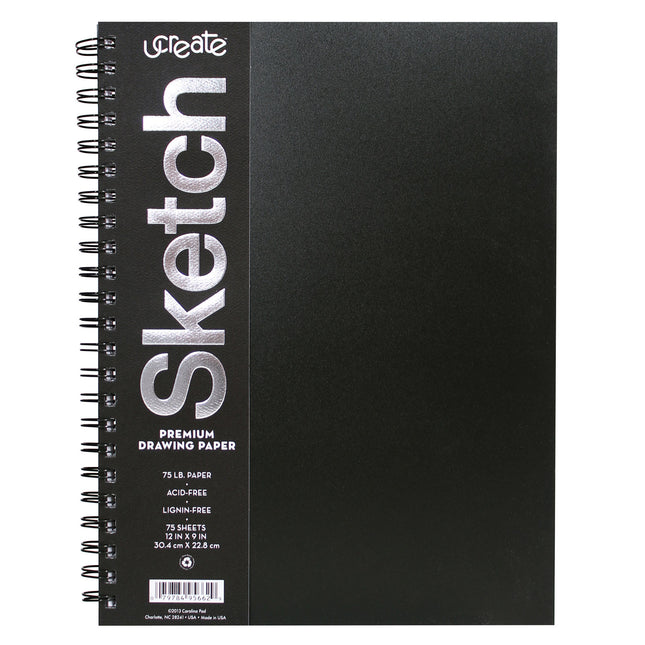 Poly Cover Sketch Book, 12x 9