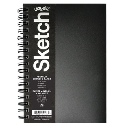 Poly Cover Sketch Book, 9x6