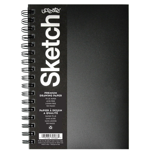 Poly Cover Sketch Book, 9x6
