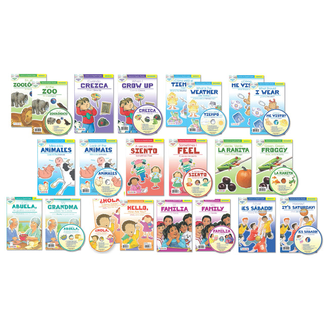 Spanish-English Readers with Audio CD Bundle, Set of 12