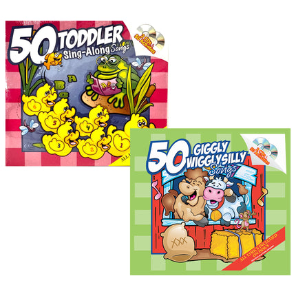 Giggly Wiggly & Toddler Sing-Along CD Bundle