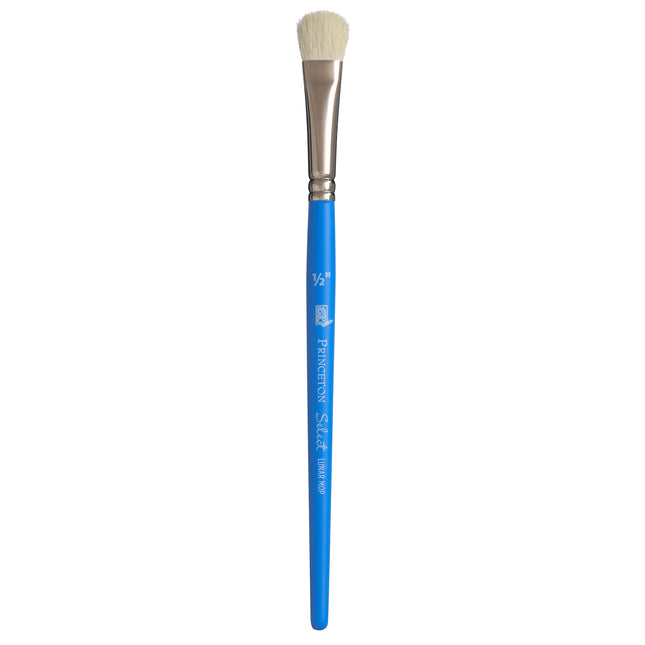 Select Lunar Mop Brush Size 1/2in Series 3750 Short Blue Handle
