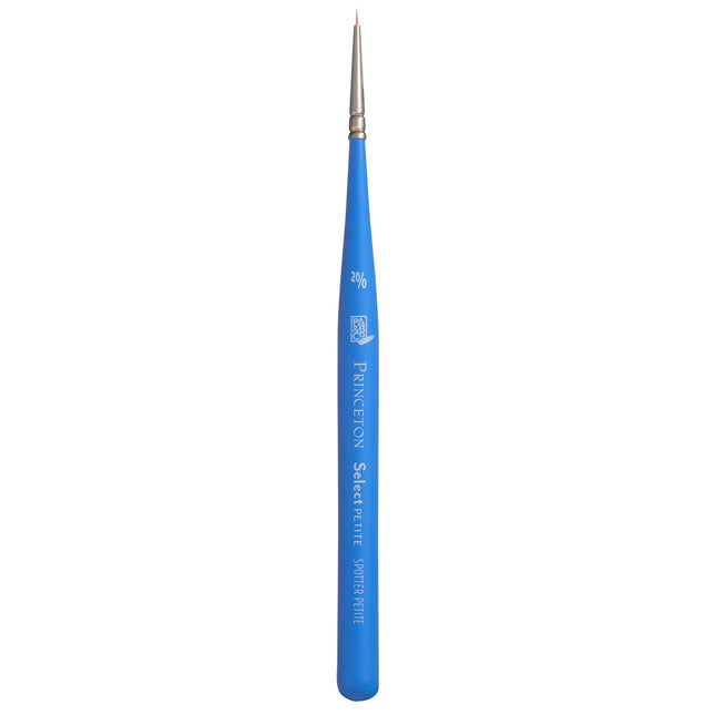 Select Mini Spotter Brush Size 20/0 Series 3750 Short Blue Handle
