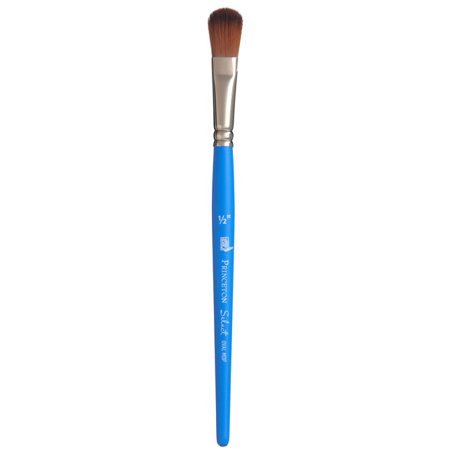 Select Oval Mop Brush Size 1/2in Series 3750 Short Blue Handle