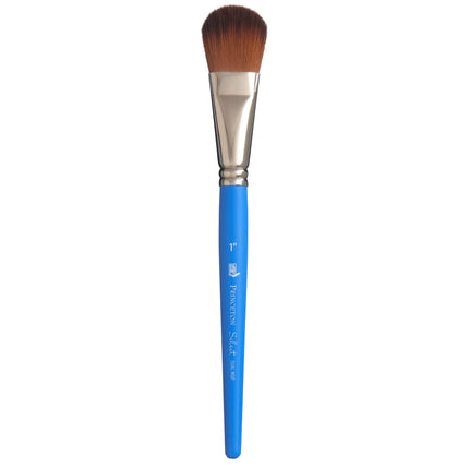 Select Oval Mop Brush Size 1in Series 3750 Short Blue Handle