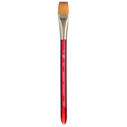 Velvetouch Wash Brush Size 3/4in Series 3950 Short Scarlet Handle