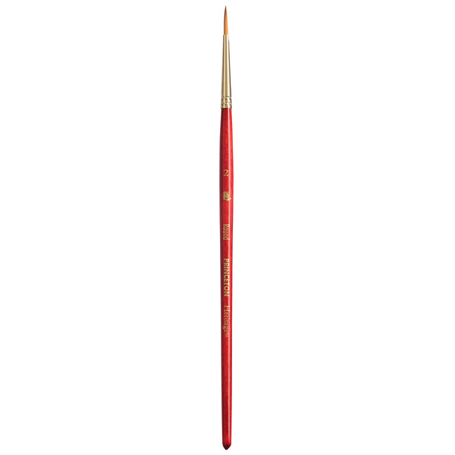 Heritage Round Brush Size 2 Series 4050 Short Scarlet Handle