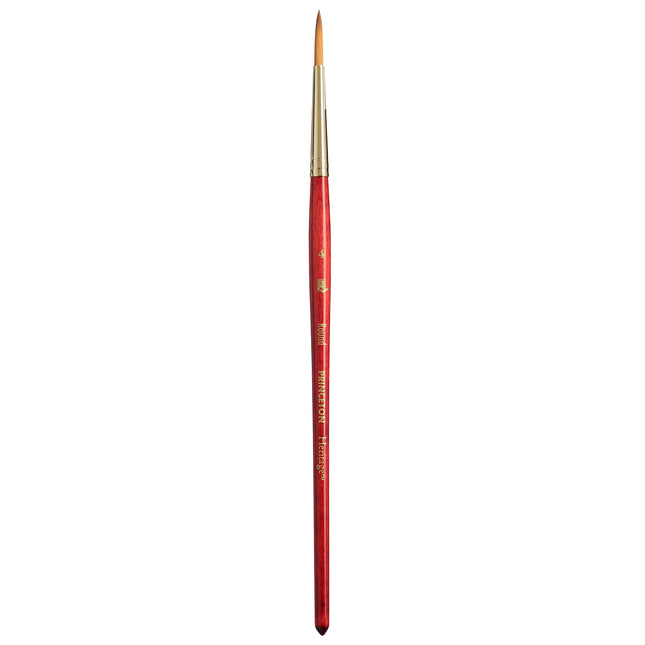 Heritage Round Brush Size 4 Series 4050 Short Scarlet Handle