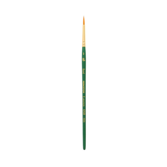 Lauren Round Brush Size 2 Series 4350 Short Evergreen Handle