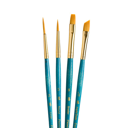 Realvalue Brush St 4ct Blue W/angle Brush