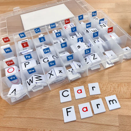 Two-Sided Alphabet Letter Tiles, 4 Sets, 272 Pieces