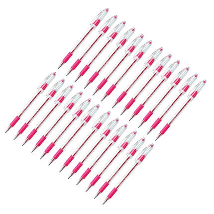 R.S.V.P.® Ballpoint Pen, Fine Point, Pink, Pack of 24