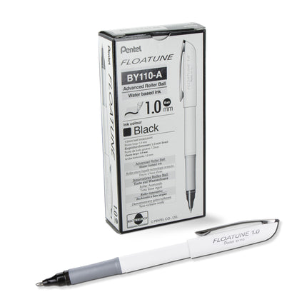 FLOATUNE Rollerball, 1.0mm, Bold Line, Black Ink, 1 Dozen