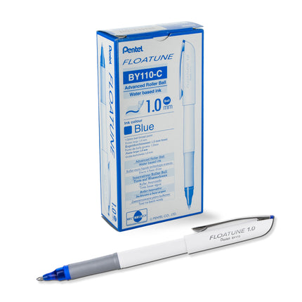 FLOATUNE Rollerball, 1.0mm, Bold Line, Blue Ink, 1 Dozen