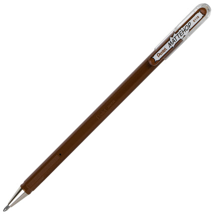 Hybrid Mattehop Brown Gel Pen, 12pk