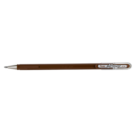 Hybrid Mattehop Brown Gel Pen, 12pk
