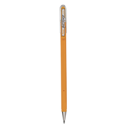 Hybrid Matthop Ylw-org Gel Pen, 12pk