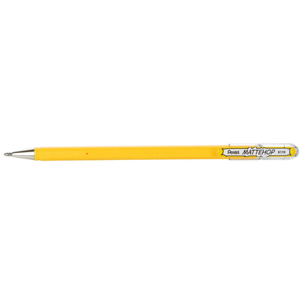 Hybrid Mattehop Yellow Gel Pen, 12pk