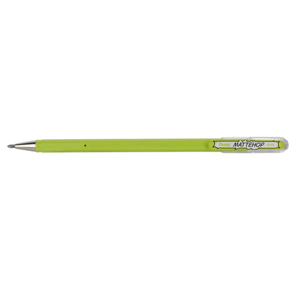 Hybrid Matthop Ylw-grn Gel Pen, 12pk