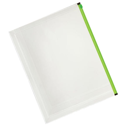 Poly Zip Envelope, Letter Size, Assorted, 5-Pack