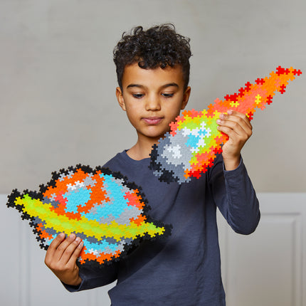 Building Blocks Puzzle By Number, Space, 500 Piece