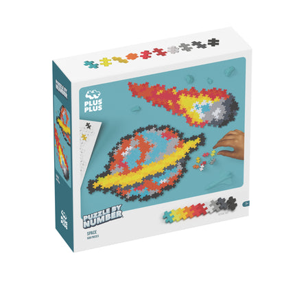 Building Blocks Puzzle By Number, Space, 500 Piece