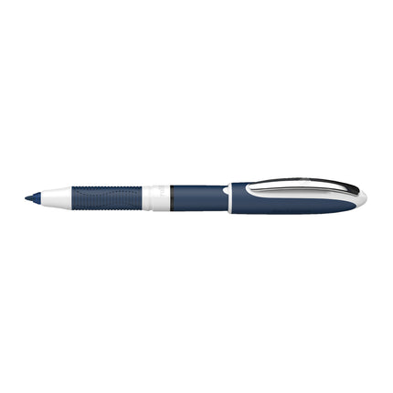 One Change Rollerball Pen, Refillable, 0.6 mm, Black Ink, Single Pen