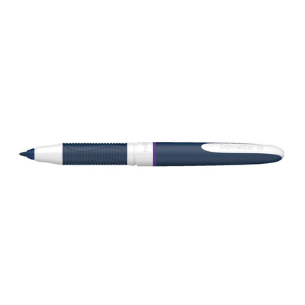 One Change Rollerball Pen, Refillable, 0.6 mm, Violet Ink, Single Pen