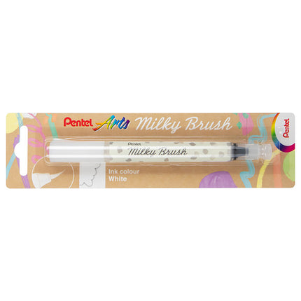Milky Brush Pen White Pentel Arts
