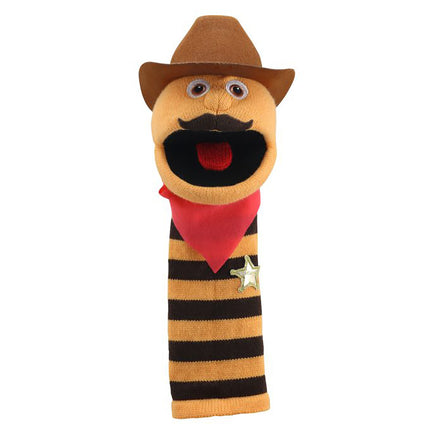 Eco Knitted Puppet Cowboy