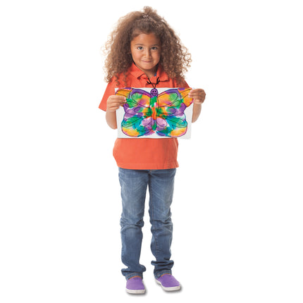 Color Diffusing Paper