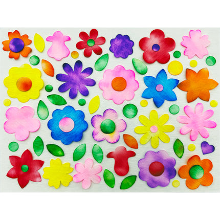 Blots Of Flowers